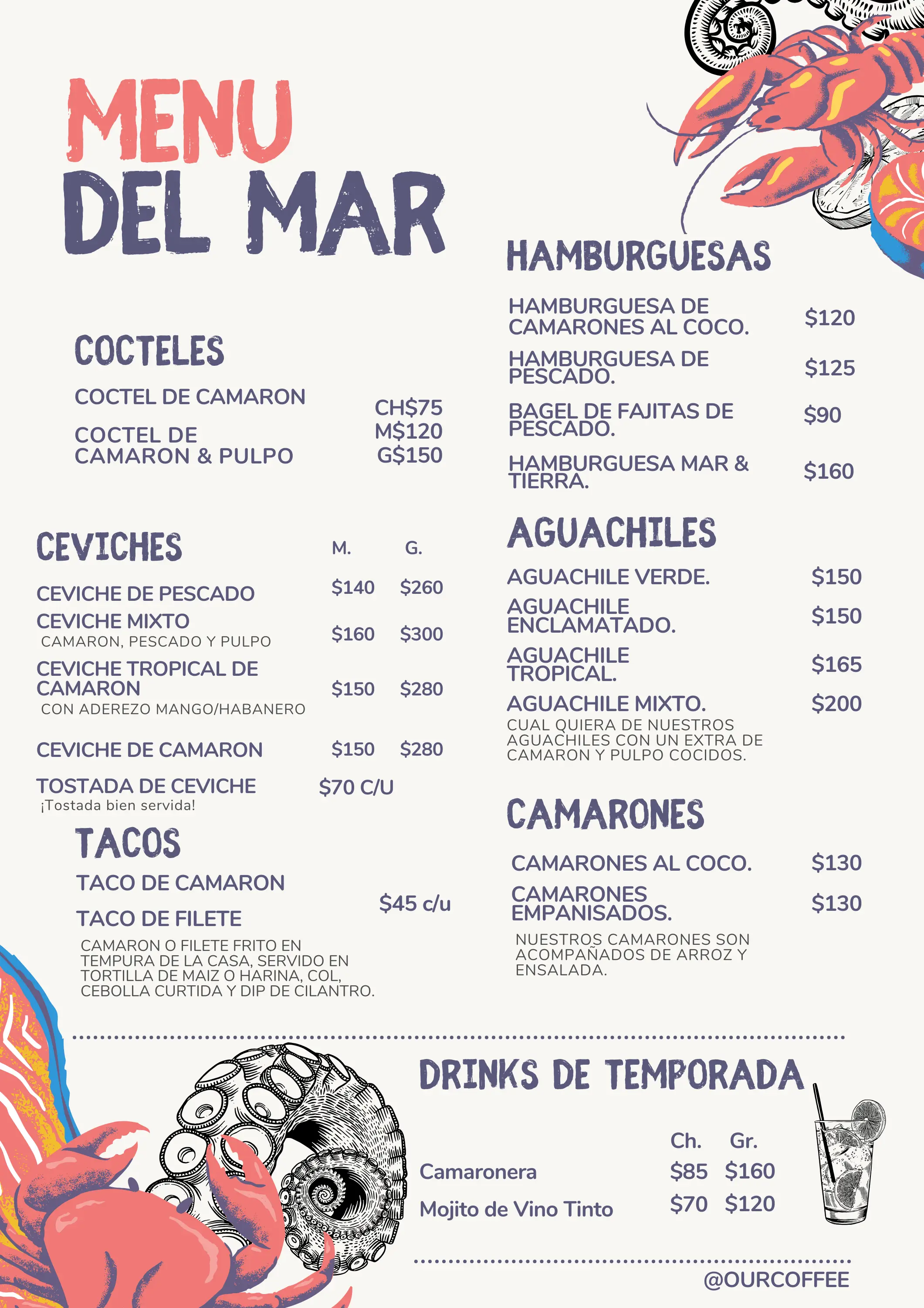 Menú